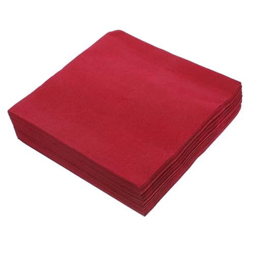 BESTYASH 50 Stück Einwegservietten Dinnerservietten Papier Burgunderrot Seidenpapier Stoffservietten Picknickservietten Burgunderrote Servietten Valentinstagsservietten BESTYASH 50 Stück Einwegservietten Dinnerservietten Papier Burgunderrot Seidenpapier Stoffservietten Picknickservietten Burgunderrote Servietten Valentinstagsservietten von BESTYASH