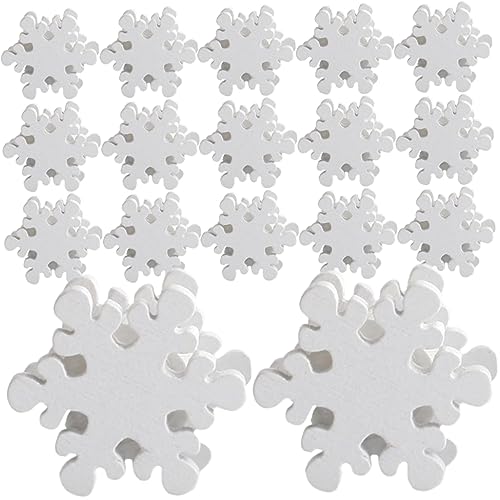 BESTYASH 50 Stück Holzperlen Schneeflockenform DIY Schmuckperlen für Armbänder und Bastelprojekte Natürliche Weihnachtsdeko Vielseitig für Schmuckherstellung und Heimdekoration BESTYASH 50 Stück Holzperlen Schneeflockenform DIY Schmuckperlen für Armbänder und Bastelprojekte Natürliche Weihnachtsdeko Vielseitig für Schmuckherstellung und Heimdekoration von BESTYASH