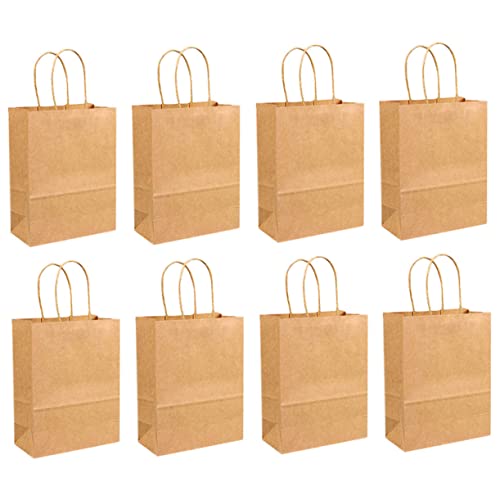 BESTYASH 50 Stück Kraftpapierbeutel Wiederverwendbare Aufbewahrungstaschen Dekorative Papiertüten für Büro für Lebensmittel und Khaki BESTYASH 50 Stück Kraftpapierbeutel Wiederverwendbare Aufbewahrungstaschen Dekorative Papiertüten für Büro für Lebensmittel und Khaki von BESTYASH