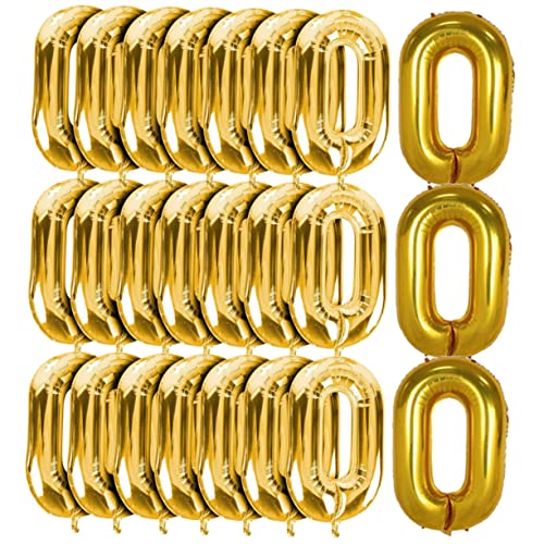 BESTYASH 50 Stück Retro Gold Foil Ballonketten für Geburtstagsfeiern Hochzeiten Wiederverwendbare Dekoration für Jahre Themenpartys BESTYASH 50 Stück Retro Gold Foil Ballonketten für Geburtstagsfeiern Hochzeiten Wiederverwendbare Dekoration für Jahre Themenpartys von BESTYASH