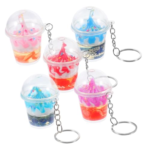 BESTYASH 5Stücke Mini Eiscreme Schlüsselanhänger Nette Dessert Tassen Schlüsselringe für Frauen Taschen und Rucksäcke BESTYASH 5Stücke Mini Eiscreme Schlüsselanhänger Nette Dessert Tassen Schlüsselringe für Frauen Taschen und Rucksäcke von BESTYASH