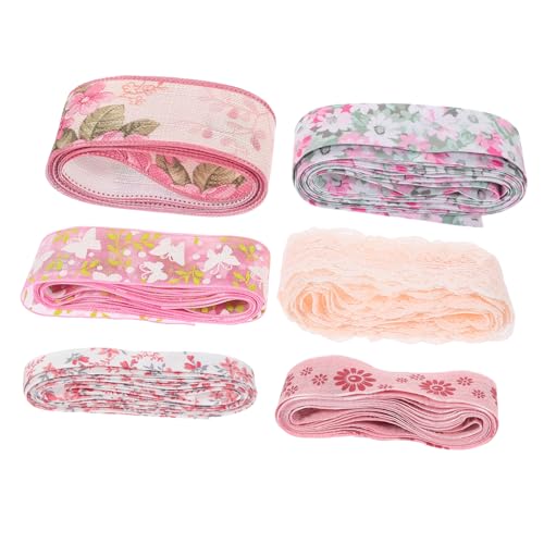 BESTYASH 6 Rollen Blumenband Satinband Baumwollband Bänder zum Basteln schwarzes Band Blumenbänder Bastelbänder Wickelband Blumenverpackungsband Bänder für Handwerk Banddekor Polyester BESTYASH 6 Rollen Blumenband Satinband Baumwollband Bänder zum Basteln schwarzes Band Blumenbänder Bastelbänder Wickelband Blumenverpackungsband Bänder für Handwerk Banddekor Polyester von BESTYASH