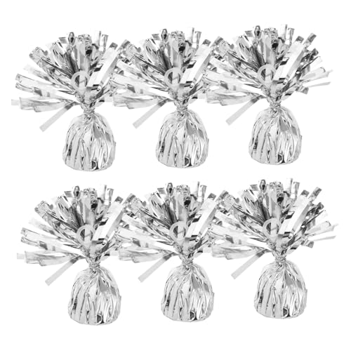 BESTYASH 6 Stück Ballongewichte Silber Stabile für Geburtstags und Hochzeitsfeiern Vielseitige Party Accessoires Einfach zu Befestigen Langlebig und Elegant für Festliche Dekorationen BESTYASH 6 Stück Ballongewichte Silber Stabile für Geburtstags und Hochzeitsfeiern Vielseitige Party Accessoires Einfach zu Befestigen Langlebig und Elegant für Festliche Dekorationen von BESTYASH