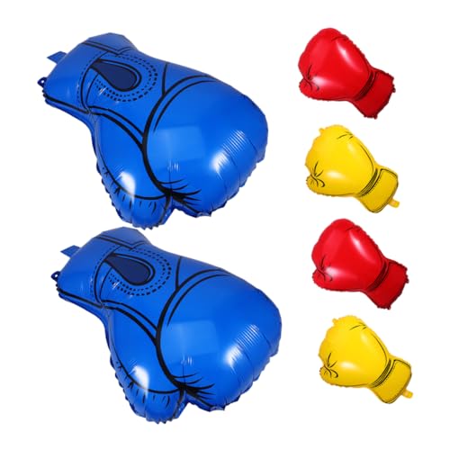 BESTYASH 6 Stück Geburtstagsdekoration für Jungen Wrestling und Boxthemenpartys Bunte Ballons für Sportevents und Feierlichkeiten BESTYASH 6 Stück Geburtstagsdekoration für Jungen Wrestling und Boxthemenpartys Bunte Ballons für Sportevents und Feierlichkeiten von BESTYASH