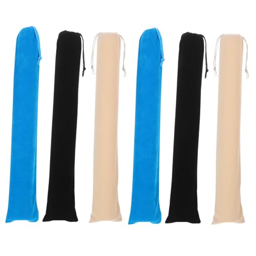 BESTYASH 6 Stück Große Samt-fächertaschen mit Kordelzug Faltbare Fächer-schutzhüllen in Schwarz Beige See-blau Staub Kratzfest Vielseitig für Festivals Hochzeiten Party-deko BESTYASH 6 Stück Große Samt-fächertaschen mit Kordelzug Faltbare Fächer-schutzhüllen in Schwarz Beige See-blau Staub Kratzfest Vielseitig für Festivals Hochzeiten Party-deko von BESTYASH