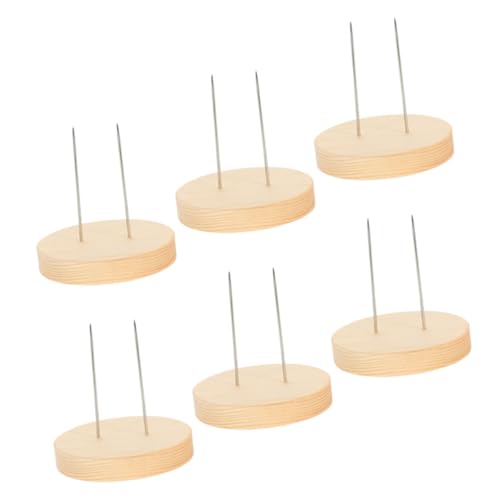 BESTYASH 6 Stück Holzsockel Puppenständer Rundbasis Stabile Displayhalter für Sammlerfiguren Kompakt Langlebig für Regal und Vitrine BESTYASH 6 Stück Holzsockel Puppenständer Rundbasis Stabile Displayhalter für Sammlerfiguren Kompakt Langlebig für Regal und Vitrine von BESTYASH