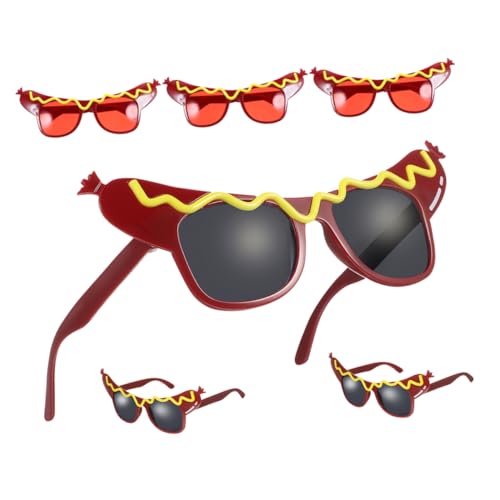 BESTYASH 6 Stück Hot Dog Partybrille mit Transparenten Gläsern Lustige Kostümbrille für Erwachsene und Leichter Universelle für Fotoaktionen Halloween und Geburtstagsfeiern BESTYASH 6 Stück Hot Dog Partybrille mit Transparenten Gläsern Lustige Kostümbrille für Erwachsene und Leichter Universelle für Fotoaktionen Halloween und Geburtstagsfeiern von BESTYASH