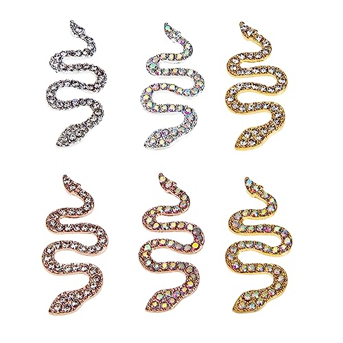 BESTYASH 6 Stück Nail Beauty Strasssteine Für Zehennägel Nageldekor Nagelsteine Schlangen Nagelkunst Nagel Strasssteine Maniküre Nagelnieten Strasssteine Für Nägel Ornament BESTYASH 6 Stück Nail Beauty Strasssteine Für Zehennägel Nageldekor Nagelsteine Schlangen Nagelkunst Nagel Strasssteine Maniküre Nagelnieten Strasssteine Für Nägel Ornament von BESTYASH