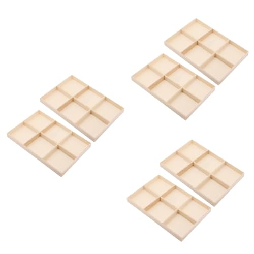 BESTYASH 6 Stück Teiliges Holzbox mit Fächern Schmuck Aufbewahrungsbox für Anhänger Langlebiges Naturholz Vielseitig als oder Präsentationsbox für Zuhause und Geschäft Geeignet BESTYASH 6 Stück Teiliges Holzbox mit Fächern Schmuck Aufbewahrungsbox für Anhänger Langlebiges Naturholz Vielseitig als oder Präsentationsbox für Zuhause und Geschäft Geeignet von BESTYASH