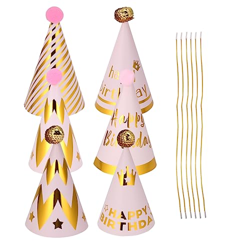 BESTYASH 6 Stück Teiliges Set Geburtstagsmützen mit Glitzerball Design Bastel Hut für Bunte DIY Partyhüte für Geburtstagsfeiern Shower und Kostümpartys BESTYASH 6 Stück Teiliges Set Geburtstagsmützen mit Glitzerball Design Bastel Hut für Bunte DIY Partyhüte für Geburtstagsfeiern Shower und Kostümpartys von BESTYASH