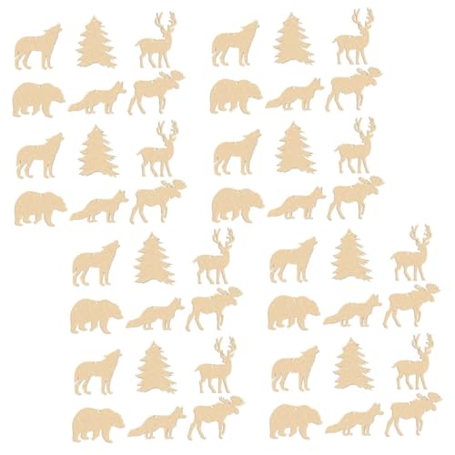 BESTYASH 60 Stück Teiliges Set aus Unbemalten Holzanhängern für Tiere DIY Graffiti Holzscheiben zum Malen und Basteln für Partys und Kreative Dekorationen BESTYASH 60 Stück Teiliges Set aus Unbemalten Holzanhängern für Tiere DIY Graffiti Holzscheiben zum Malen und Basteln für Partys und Kreative Dekorationen von BESTYASH
