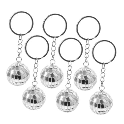 BESTYASH 6Stücke Discokugel Schlüsselanhänger Spiegelkugel für Partydekoration Geschenkidee Glanzvolle Accessoires für Jahre Feiern Vielseitig Einsetzbar BESTYASH 6Stücke Discokugel Schlüsselanhänger Spiegelkugel für Partydekoration Geschenkidee Glanzvolle Accessoires für Jahre Feiern Vielseitig Einsetzbar von BESTYASH