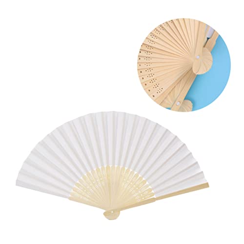 BESTYASH 6Stücke Weiße Faltfächer Leere DIY Chinesische Handventilatoren für Malerei Party Bastelprojekte Faltbare Papierfächer für Kreative Gestaltung BESTYASH 6Stücke Weiße Faltfächer Leere DIY Chinesische Handventilatoren für Malerei Party Bastelprojekte Faltbare Papierfächer für Kreative Gestaltung von BESTYASH