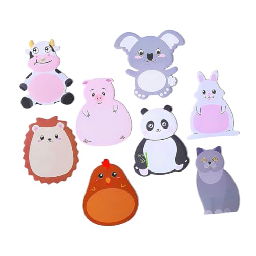 BESTYASH 8 Haftnotizblock Mit Tiermotiv Kawaii Schulmaterial Nette Notizpolster Lustige Memo -pads Süßes Stationäres Seitenmarkierungen Notizblock Süß Klebestreifen Papier BESTYASH 8 Haftnotizblock Mit Tiermotiv Kawaii Schulmaterial Nette Notizpolster Lustige Memo -pads Süßes Stationäres Seitenmarkierungen Notizblock Süß Klebestreifen Papier von BESTYASH