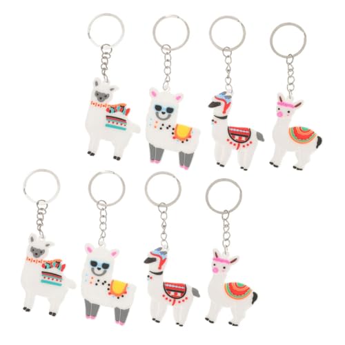 BESTYASH 8 Stück Teiliges Alpaka Schlüsselanhänger Niedliche Kleine Taschen und Rucksack Anhänger Leichte PVC Cartoon Schlüsselringe als Geburtstagsdeko und Glücksbringer für Freunde BESTYASH 8 Stück Teiliges Alpaka Schlüsselanhänger Niedliche Kleine Taschen und Rucksack Anhänger Leichte PVC Cartoon Schlüsselringe als Geburtstagsdeko und Glücksbringer für Freunde von BESTYASH