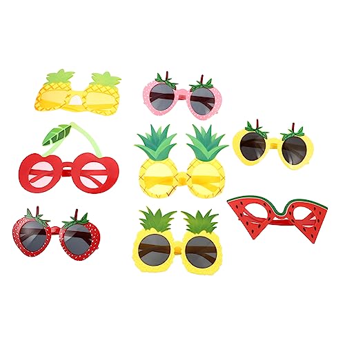 BESTYASH 8St lustige Brille Bank Gläser Tee Kaffee Zuckerdosen Palette Staffelei Halterung faschingsbrille karnevalsbrille lustige sonnenbrillen Strandsonnenbrille Brillen aus Kunststoff von BESTYASH