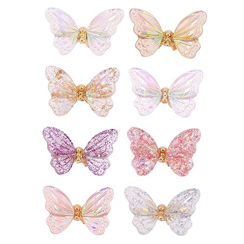 BESTYASH 8Stücke Schmetterlinge Nagelornamente Glitzernde Nageldekor Für DIY Maniküre Und Nail Art Schmuckstücke Für Nageldesigns BESTYASH 8Stücke Schmetterlinge Nagelornamente Glitzernde Nageldekor Für DIY Maniküre Und Nail Art Schmuckstücke Für Nageldesigns von BESTYASH