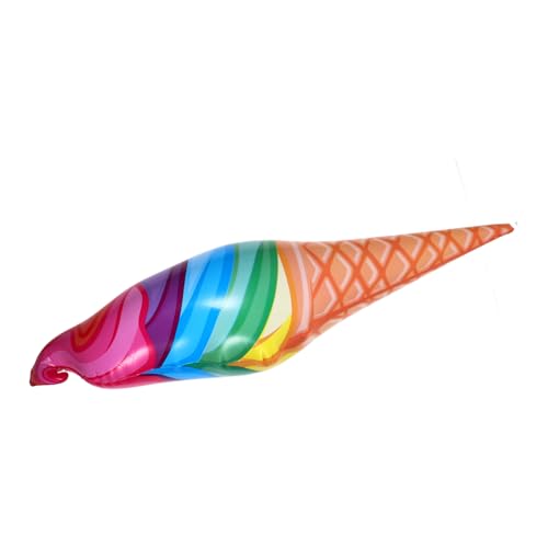 BESTYASH Aufblasbare Eiscreme Requisite aus Partydekoration für Kindergeburtstag Poolparty und Wiederverwendbares Sicheres Material Einfache Handhabung mit Luftpumpe von BESTYASH