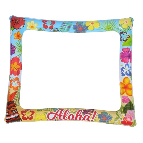 BESTYASH Aufblasbarer Foto Rahmen Leichter Selfie Prop für Sommerparty Hawaii Vielseitige Deko für Strand Feier und Fotoautomat für Familie und Freunde BESTYASH Aufblasbarer Foto Rahmen Leichter Selfie Prop für Sommerparty Hawaii Vielseitige Deko für Strand Feier und Fotoautomat für Familie und Freunde von BESTYASH