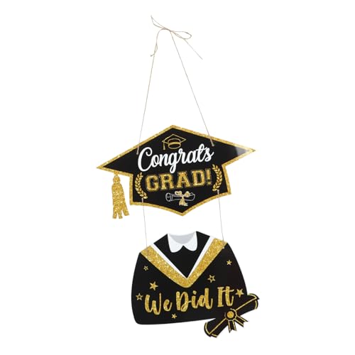 BESTYASH Bachelor -hutkarte Abschluss Hochschule Willkommen Grad Dekoration Junggesellin Party Schild Zum Aufhängen Im Hof Schüler-glückwunschzeichen Papier von BESTYASH