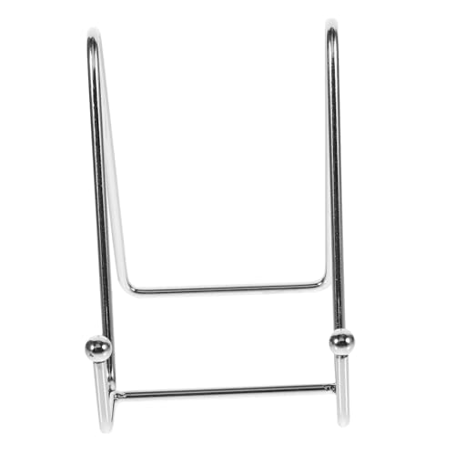 BESTYASH Bilderrahmenständer Bilderständerhalter Kleiner Bilderhalter Bilderständer Display Bilderrahmenständerhalter Staffelei Plattenständer Verstellbare Tischplatte Silber Eisen BESTYASH Bilderrahmenständer Bilderständerhalter Kleiner Bilderhalter Bilderständer Display Bilderrahmenständerhalter Staffelei Plattenständer Verstellbare Tischplatte Silber Eisen von BESTYASH