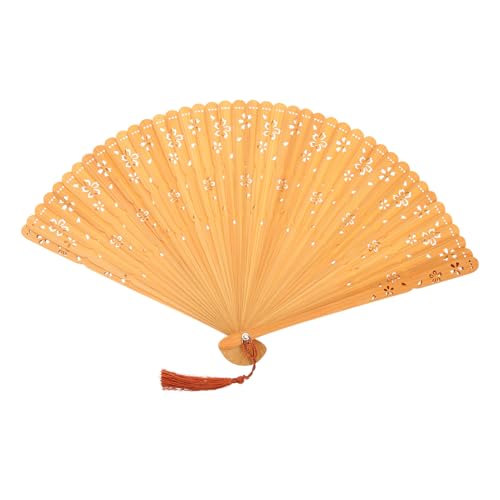 BESTYASH Chinesischer Naturfaser Handfächer Handheld Fächer Für Tanz Hochzeit Party Dekoration Leicht Antik Design Komfortabel Sommer von BESTYASH