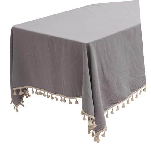 BESTYASH Dekorative Tischdecke Fransen Soliden Farben für Esszimmer Wohnzimmer und Besondere Anlässe Pflegeleicht und Vielseitig Einsetzbar BESTYASH Dekorative Tischdecke Fransen Soliden Farben für Esszimmer Wohnzimmer und Besondere Anlässe Pflegeleicht und Vielseitig Einsetzbar von BESTYASH