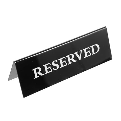 BESTYASH Dreieckige Sitzplatzschilder Hochzeits Sitzplatzschilder Tisch Reserviert Schilder Hochzeits Reserviert Schilder Reservierte Stühle Reserviertes Zeltschild Restaurant von BESTYASH