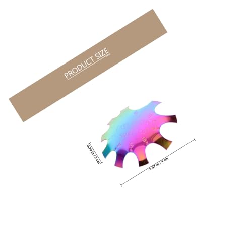 BESTYASH Edelstahl Nagel Art Schablonenplatte Nail Art Stencil Langlebig Leicht Tragbar für Frauen Mädchen Nageldesign Nagelkunst Zubehör Nagel Maniküre Tool von BESTYASH