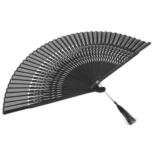 BESTYASH Eleganter Faltbarer Handfächer mit Quaste Chinesischer Stil für Tanz Hochzeit Dekoration Multifunktional Leichte Bambusfächer für Sommer Reise Bühne BESTYASH Eleganter Faltbarer Handfächer mit Quaste Chinesischer Stil für Tanz Hochzeit Dekoration Multifunktional Leichte Bambusfächer für Sommer Reise Bühne von BESTYASH