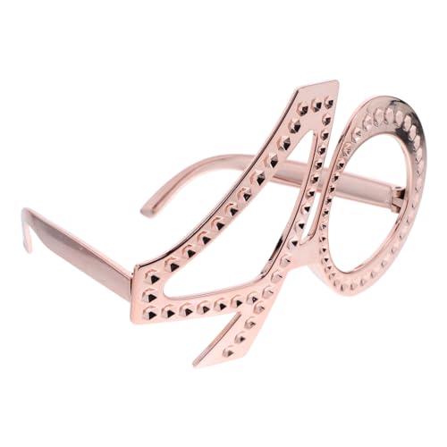 BESTYASH Geburtstag Partybrille Leichtes Modisches Fotoaccessoire für Erwachsene Stylische Jubiläumsbrille Vielseitige Partybrille und Fotorequisite für Feierlichkeiten BESTYASH Geburtstag Partybrille Leichtes Modisches Fotoaccessoire für Erwachsene Stylische Jubiläumsbrille Vielseitige Partybrille und Fotorequisite für Feierlichkeiten von BESTYASH