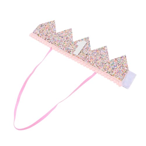 BESTYASH Geburtstags Krone Haarband Candy Farben Sicherer Weicher Kopfschmuck für Jungen und Mädchen Festliches Party Accessoire für Unvergessliche Feiern von BESTYASH