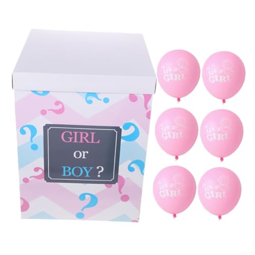 BESTYASH Gender Reveal Balloon Box Set für Shower Transparente Ballonbox mit Buchstaben Robustes Gender Enthüllungs Deko Set für Junge oder Mädchen Einfache Montage Vielseitige Partydeko BESTYASH Gender Reveal Balloon Box Set für Shower Transparente Ballonbox mit Buchstaben Robustes Gender Enthüllungs Deko Set für Junge oder Mädchen Einfache Montage Vielseitige Partydeko von BESTYASH