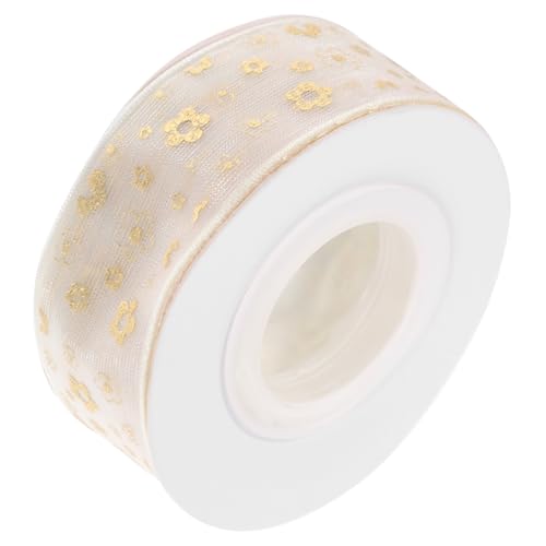 BESTYASH Geschenkband mit goldfarbenem Schimmer Breit Lang Zuschneidbar Waschbar und Langlebig Vielseitiges Dekoband für Geschenke Basteln und Festliche Anlässe BESTYASH Geschenkband mit goldfarbenem Schimmer Breit Lang Zuschneidbar Waschbar und Langlebig Vielseitiges Dekoband für Geschenke Basteln und Festliche Anlässe von BESTYASH