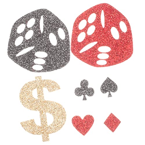 BESTYASH Glitzer Poker Konfetti Partystreudeko aus Leichtem Vliesstoff Funkelndes Tischkonfetti für Themenparty Sicher Einfach zu Verwenden Festliche Dekoration für Einladungen und BESTYASH Glitzer Poker Konfetti Partystreudeko aus Leichtem Vliesstoff Funkelndes Tischkonfetti für Themenparty Sicher Einfach zu Verwenden Festliche Dekoration für Einladungen und von BESTYASH