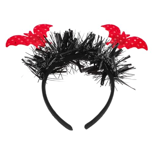 BESTYASH Halloween Fledermaus Haarreif Stirnband Cosplay Kopfschmuck für Damen Mädchen Party Zubehör Langlebig Formbeständig Passend zu Halloween Kostümen BESTYASH Halloween Fledermaus Haarreif Stirnband Cosplay Kopfschmuck für Damen Mädchen Party Zubehör Langlebig Formbeständig Passend zu Halloween Kostümen von BESTYASH