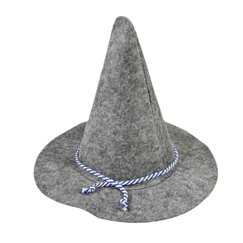 BESTYASH Halloween Vogelscheuchenhut Filz Hexenhut Vielseitiger Hexen Zaubererhut für Scarecrow Kostüm Cosplay Party Theater Oktoberfest und Kreative Fotografie Unisex Zubehör von BESTYASH