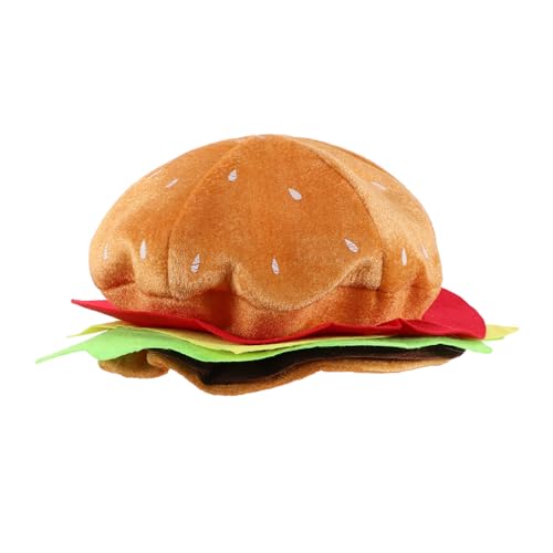 BESTYASH Hamburger Hut Lustige Kopfbedeckung für Partys und Cosplay für Karneval Halloween und Festliche Anlässe Bringt Jede Feier BESTYASH Hamburger Hut Lustige Kopfbedeckung für Partys und Cosplay für Karneval Halloween und Festliche Anlässe Bringt Jede Feier von BESTYASH