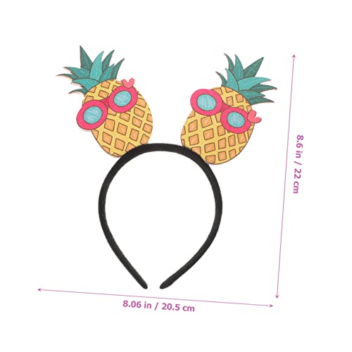 BESTYASH Hawaiian Party Stirnband für Damen Leichtes Sicheres Haarschmuck Accessoire im Schicken Ananas Design für Luau und Sorgt für Festen Halt Beim Tanzen BESTYASH Hawaiian Party Stirnband für Damen Leichtes Sicheres Haarschmuck Accessoire im Schicken Ananas Design für Luau und Sorgt für Festen Halt Beim Tanzen von BESTYASH