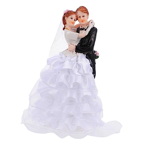 BESTYASH Hochzeits Tortenfigur Brautpaar Design Kleine Dekorative Kuchenfigur für Hochzeitstorten Langlebiges Material Vielseitig Einsetzbar als Cake Topper und Tischdekoration BESTYASH Hochzeits Tortenfigur Brautpaar Design Kleine Dekorative Kuchenfigur für Hochzeitstorten Langlebiges Material Vielseitig Einsetzbar als Cake Topper und Tischdekoration von BESTYASH