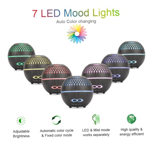 BESTYASH Hollow Out Diffuser Humidifier für Wohnzimmer Schlafzimmer Design Langlebig Verbessert Luftqualität und Hautpflege für Duftöle BESTYASH Hollow Out Diffuser Humidifier für Wohnzimmer Schlafzimmer Design Langlebig Verbessert Luftqualität und Hautpflege für Duftöle von BESTYASH