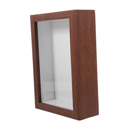 BESTYASH Holz Bilderrahmen Trockenblumen Display Box Tiefe Robuste Holzstruktur DIY für Getrocknete Blumen Desktop Aufbewahrung und Präsentation von BESTYASH