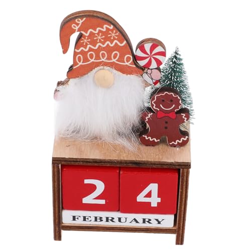 BESTYASH Holz Weihnachtskalender Blocks Tischdekoration Handgefertigt Langlebig Weihnachtscountdown für Desktop Fensterbank Bücherregal Festliche Xmas Supplies BESTYASH Holz Weihnachtskalender Blocks Tischdekoration Handgefertigt Langlebig Weihnachtscountdown für Desktop Fensterbank Bücherregal Festliche Xmas Supplies von BESTYASH