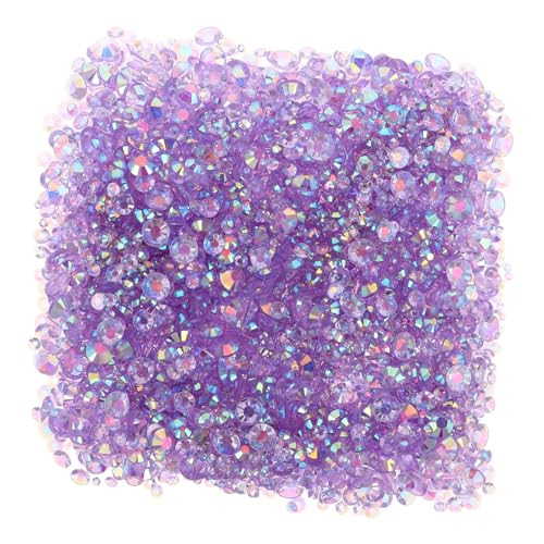 BESTYASH Jelly Resin Rhinestones Flatback in Helllila Mischgröße für DIY Nägel Scrapbooking Handyhüllen Basteln Nail Art Zubehör BESTYASH Jelly Resin Rhinestones Flatback in Helllila Mischgröße für DIY Nägel Scrapbooking Handyhüllen Basteln Nail Art Zubehör von BESTYASH