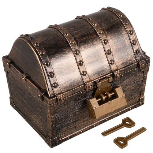 BESTYASH Kleine Piraten Vintage Schmuckschatulle mit Schloss Aufbewahrungsbox für Vielseitig Einsetzbar Dekoration und Organizer BESTYASH Kleine Piraten Vintage Schmuckschatulle mit Schloss Aufbewahrungsbox für Vielseitig Einsetzbar Dekoration und Organizer von BESTYASH