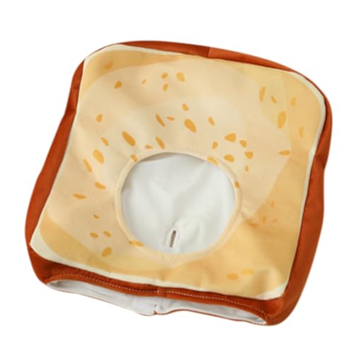 BESTYASH Kreative Toastbrot Partyhut Kopfbedeckung Plüsch Warm für Mädchen Jungen Kostüm Requisit Performance Zubehör von BESTYASH