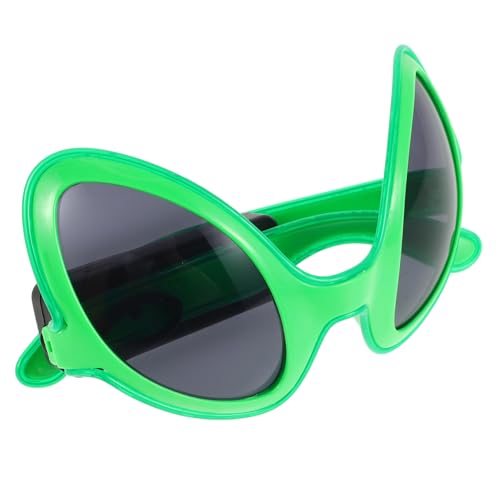 BESTYASH LED Leuchtende Partybrille Grün Witzige Halloween Sonnenbrille für Erwachsene Leichte Festival und Karnevalsbrille mit Energiesparender Beleuchtung für Indoor und Outdoor Feiern von BESTYASH