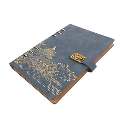 BESTYASH Loseblattnotiz Notizbuch Planer Für Studenten Notizbücher Für Die Arbeit College-schulbedarf Notizbücher Aus Pu-leder Reisetagebuch Schreiben Papier Sky-blue von BESTYASH