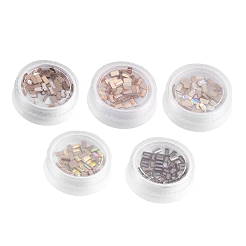 BESTYASH Maniküre Sticker mit Rhinestones Selbstklebende Nagelkunst Zubehör für Diy Dekorationen von BESTYASH