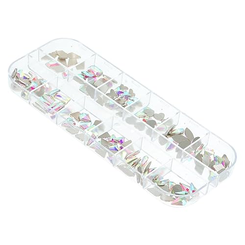 BESTYASH Nail Art Strasssteine Mit Großen Flachen Nagelcharms Verschiedenen Für Maniküre Und Nageldesign Glitzersteine Für Nagelkunst Und Nail Art Zubehör von BESTYASH